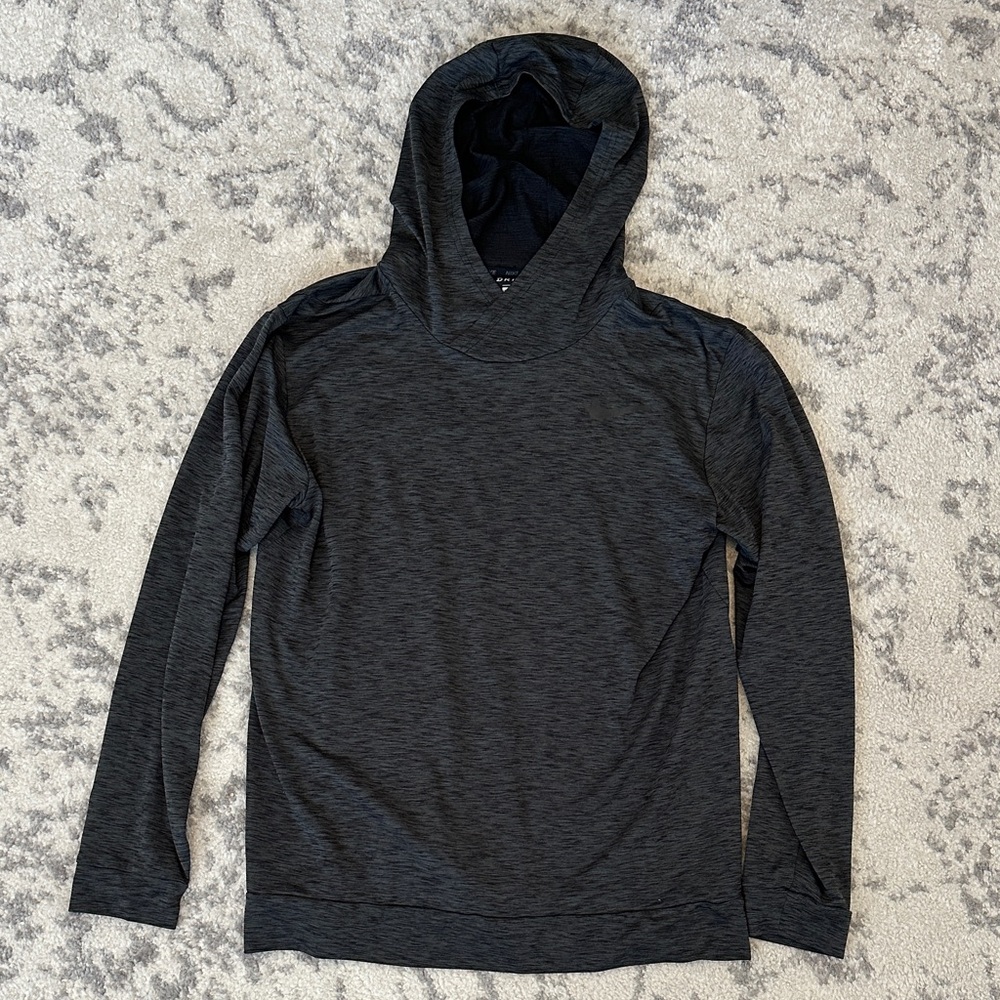 Nike Men's Charcoal Hooded Sweatshirt